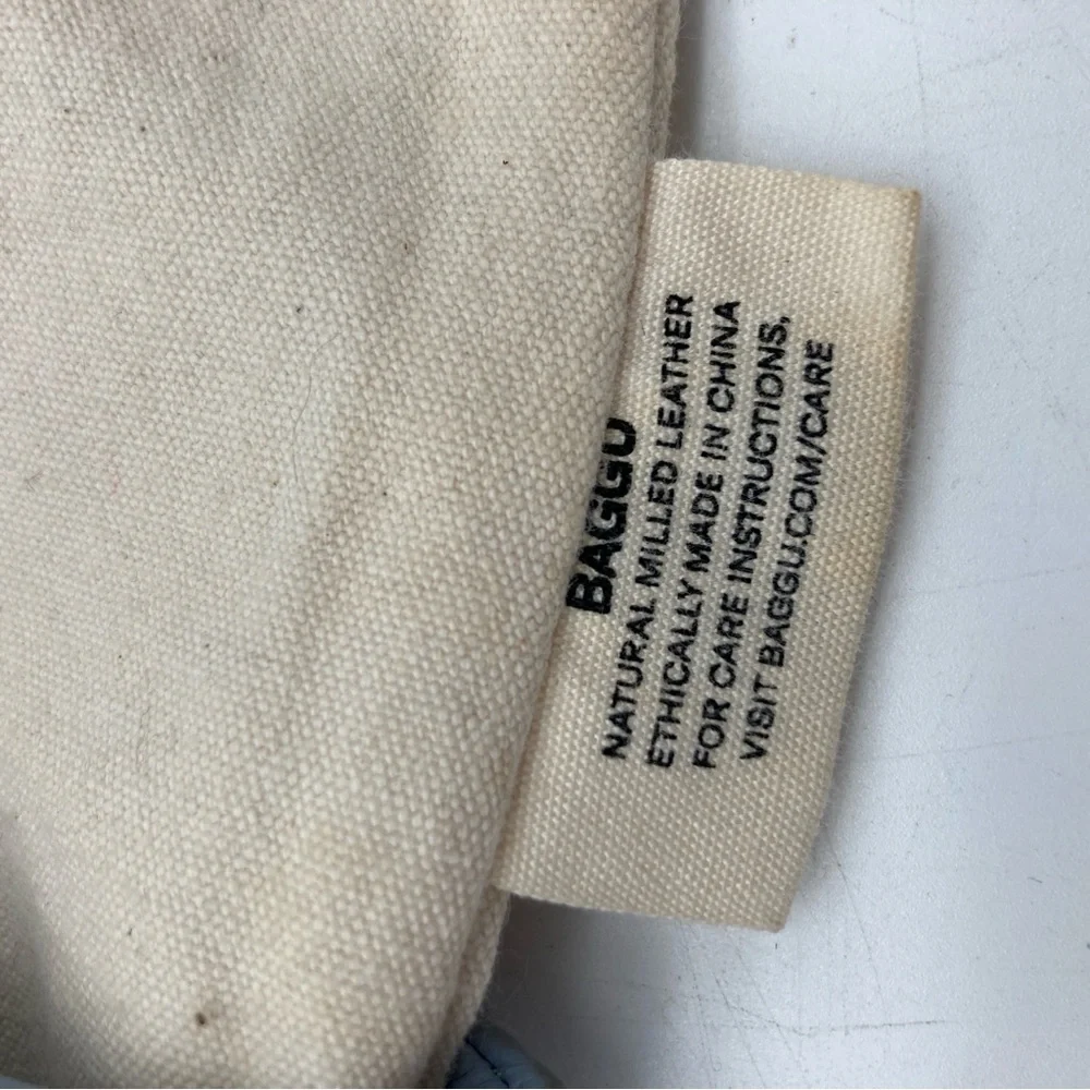 BAGGU Pebbled Leather Top Handle Tote - Picture 6 of 11